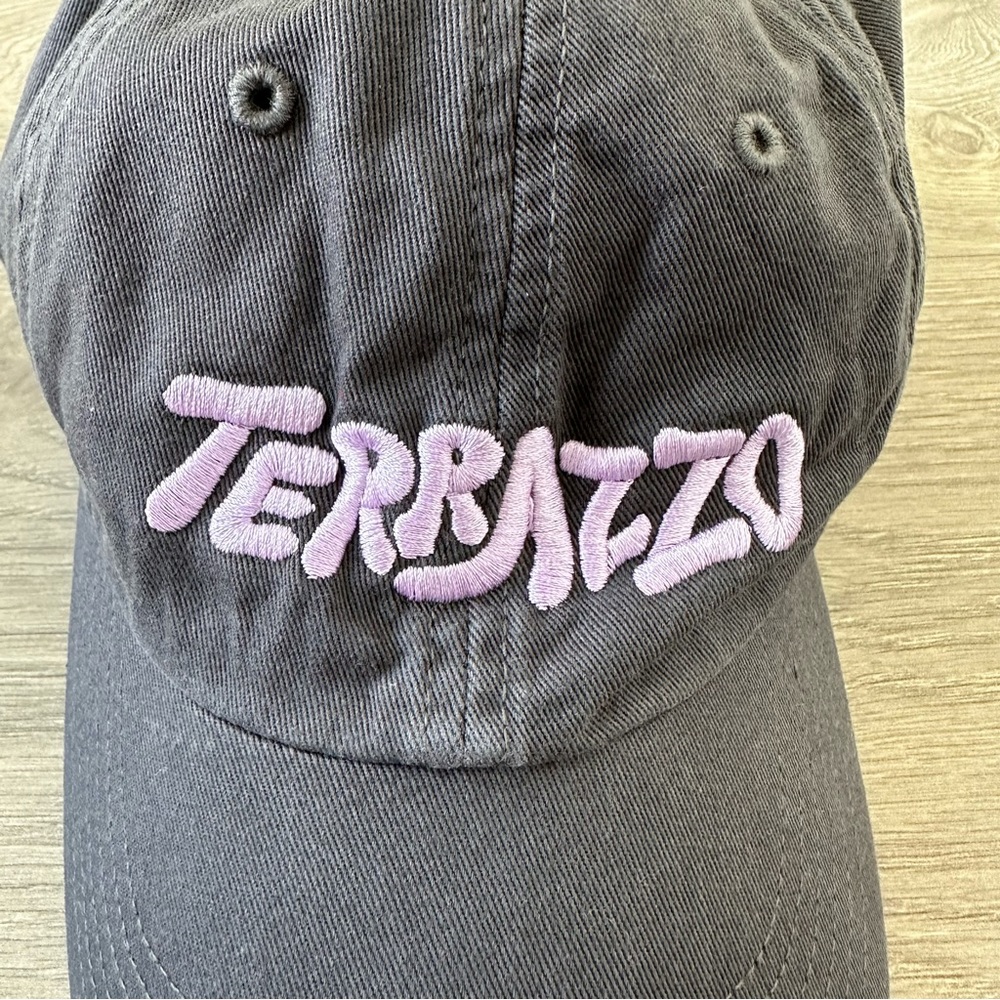 🆕 Unisex “Terrazzo” Embroidered Adjustable 100% Cotton Hat - Picture 2 of 11